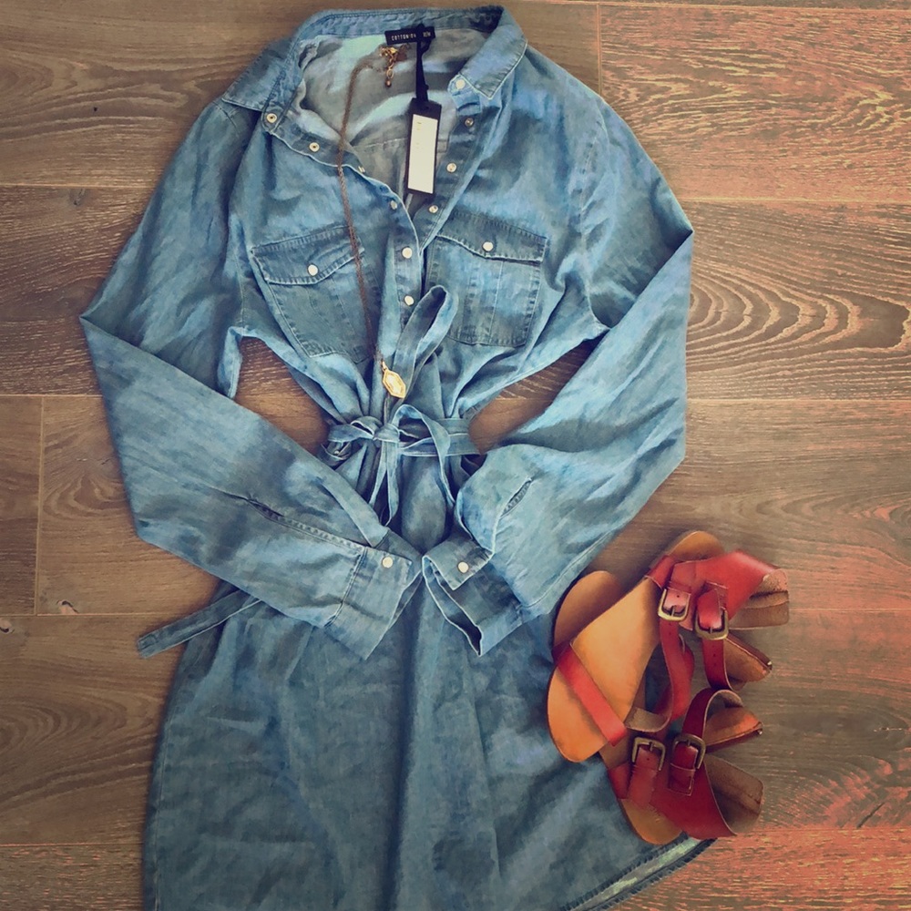 Cotton On shirt dress- szM